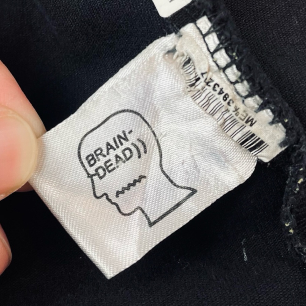 BRAIN DEAD • Black/White Cow Cabana Shirt, L - Picture 15 of 16